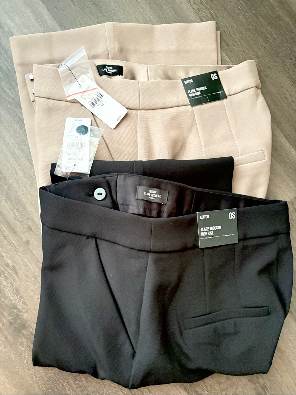 Women's Black Wide-Leg Dress Pants - Picture 2 of 3